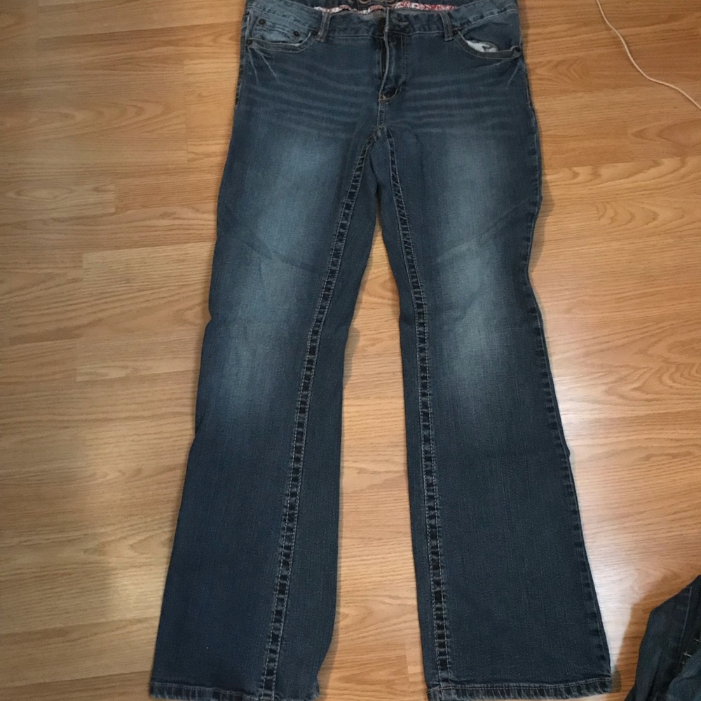 Women’s jeans, boot cut, size 13/14